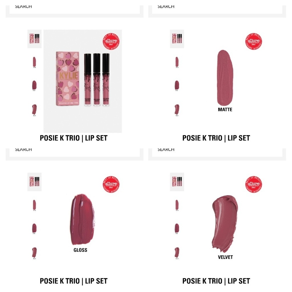 Kylie Cosmetics - Posie K Lip Trio